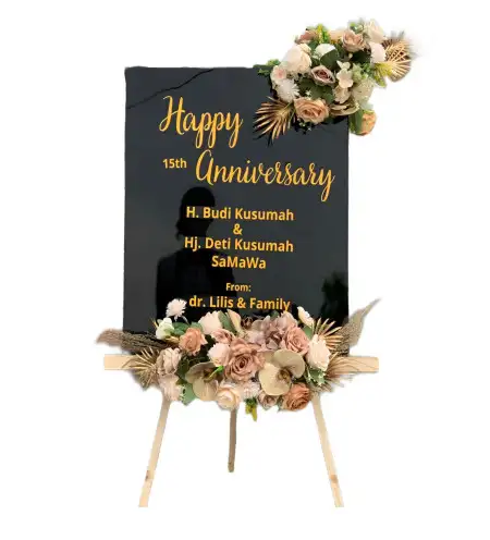 Papan Bunga Akrilik Silebu